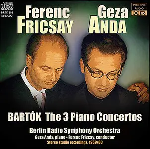 Geza Anda / Berlin Radio Symphony Orchestra, Ferenc Friscay - Bartok: 3 Piano Concertos (2013) [Official Digital Download]