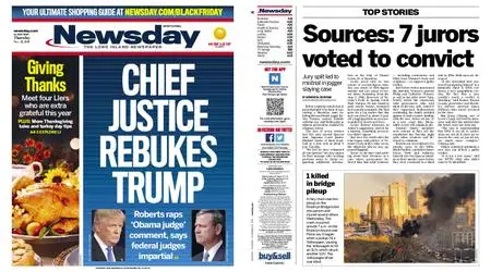 Newsday – November 22, 2018