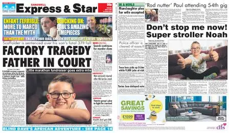 Express and Star Sandwell Edition – June 08, 2019