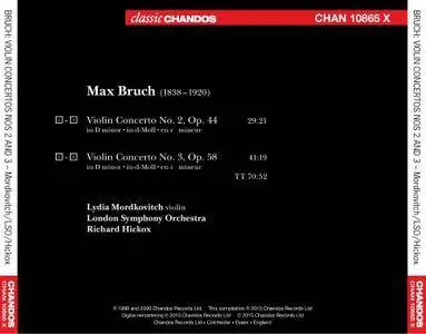 Lydia Mordkovitch, London SO, Richard Hickox - Max Bruch: Violin Concertos Nos. 2 & 3 (2015)