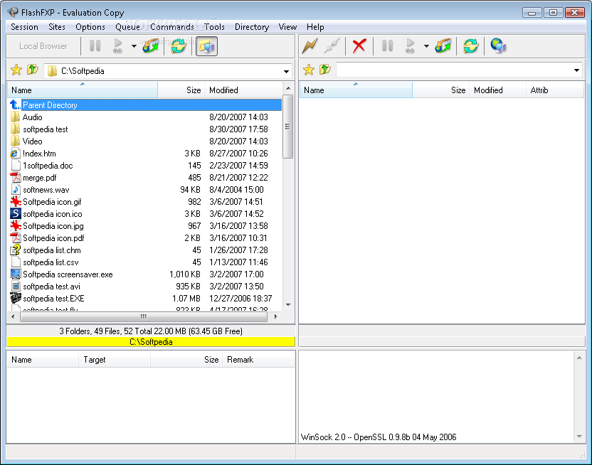 Portable FlashFXP 3.7.5 Build 1297 Beta