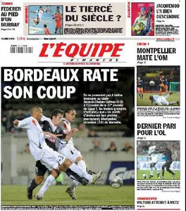 L'Equipe du Dimanche 31 janvier 2010