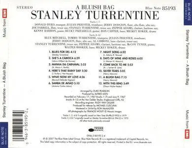 Stanley Turrentine - A Bluish Bag (1967) {Blue Note 0946 3 85193 2 4 rel 2007}