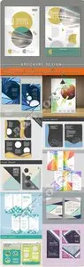 Business brochure template design vector