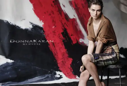 Andreea Diaconu by Peter Lindbergh for Donna Karan Spring/Summer 2015 Campaign