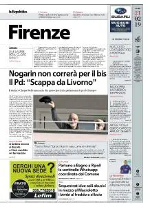 la Repubblica Firenze - 21 Febbraio 2019