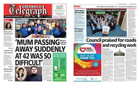 Greenock Telegraph – March 25, 2023