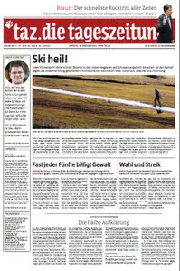 Tageszeitung TAZ vom 13 Dezember 2011