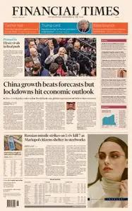 Financial Times Europe - April 19, 2022