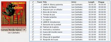 Los Calchakís - Cantata Mundo Nuevo (LP / FLAC) 