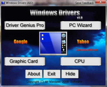 Windows Drivers (AIO) Portable v1.0 2009