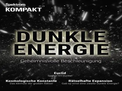 Spektrum Kompakt N.31 - Dunkle Energie - 8 August 2023
