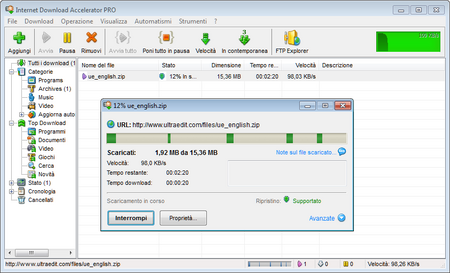 Internet Download Accelerator v5.8.2.1217
