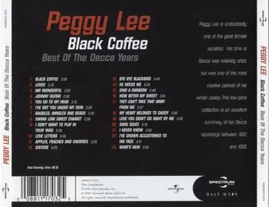 Peggy Lee - Black Coffee: Best Of The Decca Years (1997)