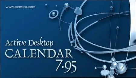 Active Desktop Calendar 7.95 Build 110509 Portable
