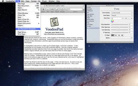 VoodooPad 5.1.1