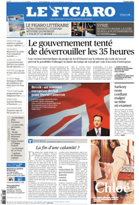 Le Figaro du Jeudi 18 Février 2016