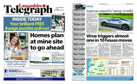 Lancashire Telegraph (Burnley, Pendle, Rossendale) – May 31, 2021