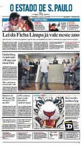 Jornal O Estado de São Paulo - 17 de fevereiro de 2012 - Sexta
