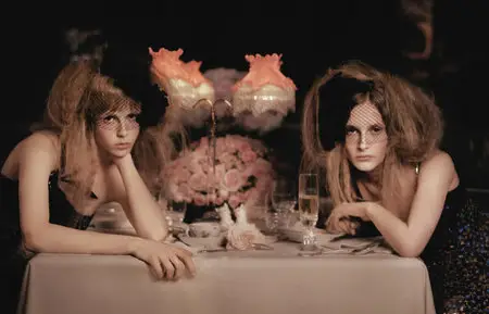 Edie Campbell and Olympia Campbell by Karl Lagerfeld for Vogue Germany May 2015