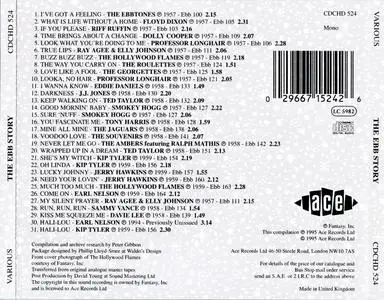 Various Artists - The Ebb Story Vol. 1 (1995) {Ace Records CDCHD 524 rec 1957-1959}