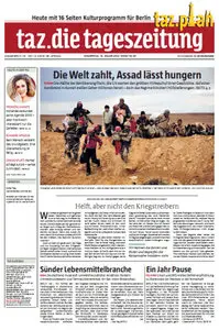 Tageszeitung TAZ vom 16 Januar 2014
