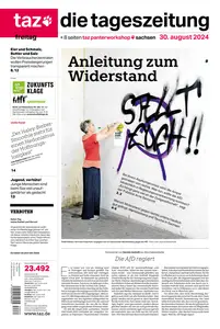 taz die tageszeitung  - 30 August 2024