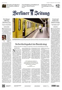 Berliner Zeitung - 15 Oktober 2024