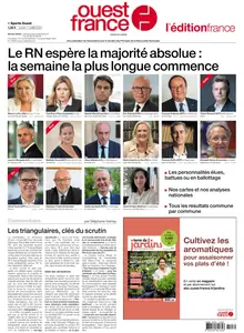 Ouest-France Édition France - 1 Juillet 2024
