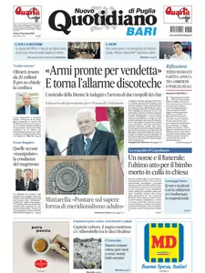Quotidiano di Puglia Bari - 18 Gennaio 2025