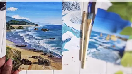 Acrylic Painting: How To Paint A Realistic Seascape