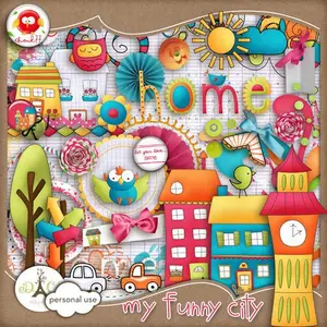 Scrap kit - My Funny City