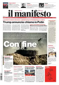 il Manifesto - 18 Maggio 2025