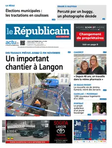 Le Républicain Sud Gironde - 11 Septembre 2025
