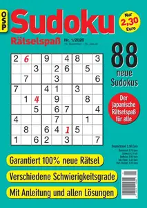 Sudoku Rätselspaß - Nr.1 2026