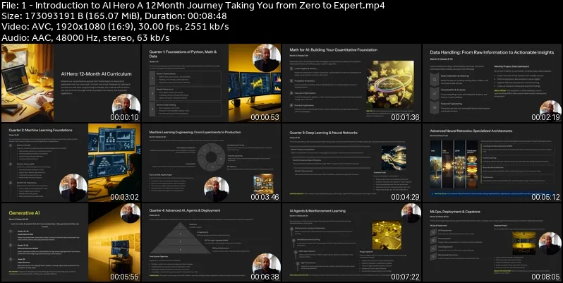 AI Hero: A 12-Month Journey Taking You from Zero to Expert