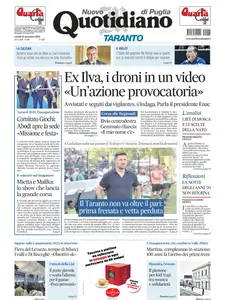 Quotidiano di Puglia Taranto - 22 Settembre 2025