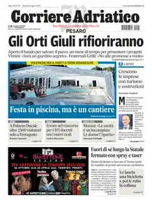 Corriere Adriatico Pesaro - 19 Agosto 2025