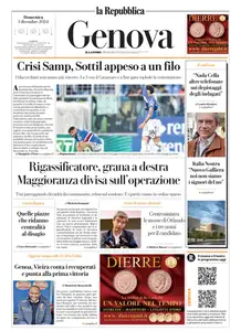 la Repubblica Genova - 1 Dicembre 2024