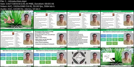 Master in Game Theory