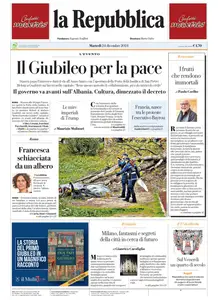 la Repubblica - 24 Dicembre 2024