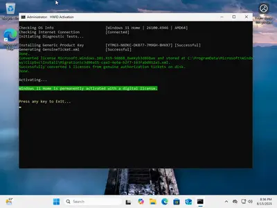 Windows 11 AIO 16in1 24H2 Build 26100.4946 (No TPM Required) Preactivated August 2025