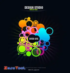 FlashMint 2198 Graphic and web design flash template