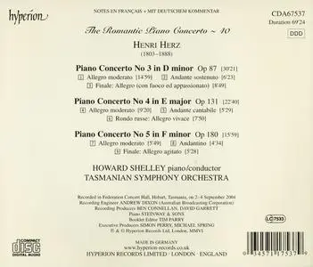 Howard Shelley, Tasmanian Symphony Orchestra - The Romantic Piano Concerto Vol. 40: Henri Herz: Piano Concertos Nos. 3-5 (2006)