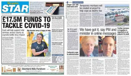 Shropshire Star Shrewsbury Edition – March 28, 2020