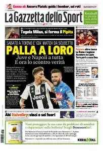 La Gazzetta dello Sport Roma – 27 settembre 2018