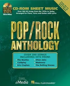 Pop/Rock Anthology (Piano, Vocal, Guitar Songbook) by Hal Leonard Corporation