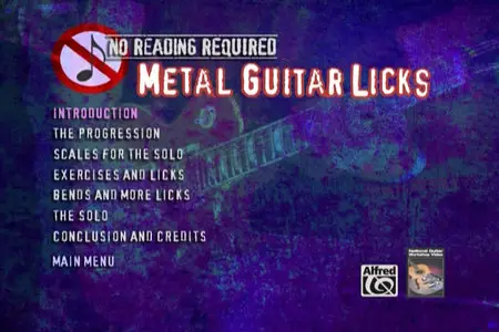 No Reading Required: Metal Guitar Licks