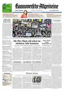 Hannoversche Allgemeine Zeitung - 27.11.2013