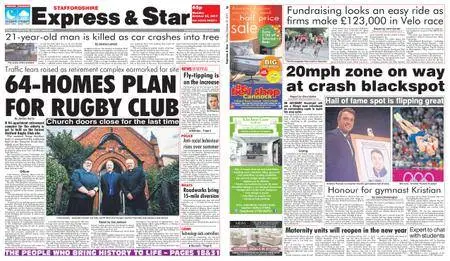Express and Star Staffordshire Edition – October 23, 2017